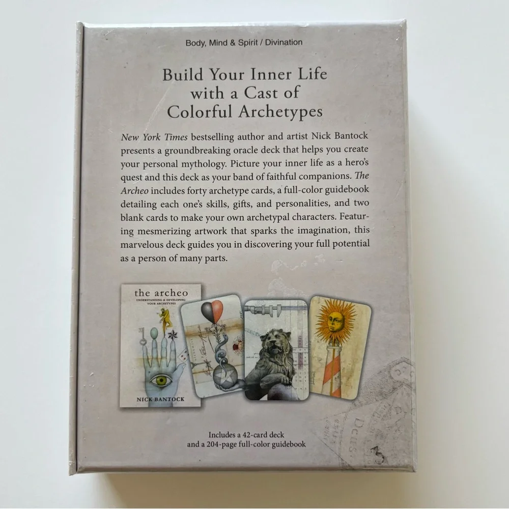The Archeo Personal Archetype Oracle Cards with guidebook by Nick Bantock New - Picture 5 of 9